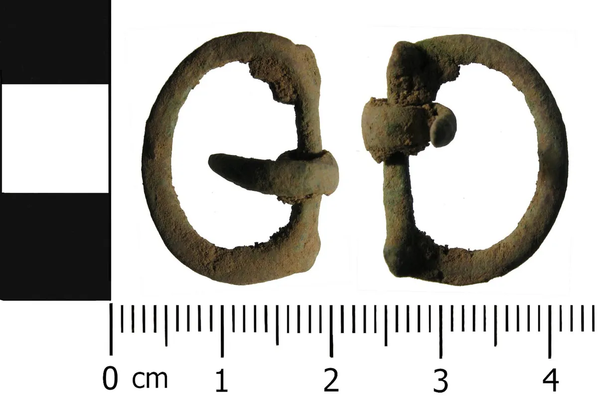 A medieval buckle — not "just scrap"