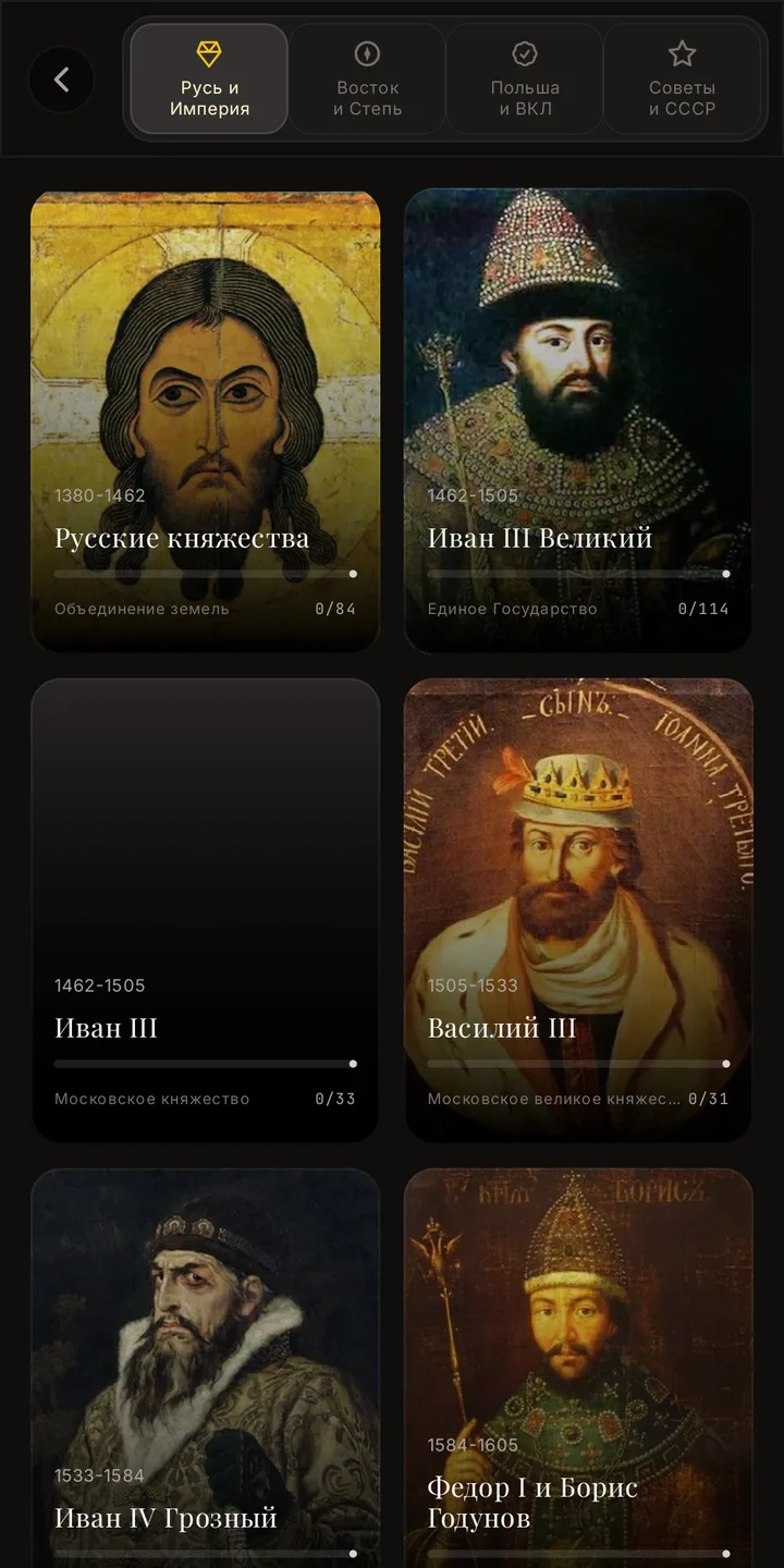 Музей Discovera: альбомы по эпохам